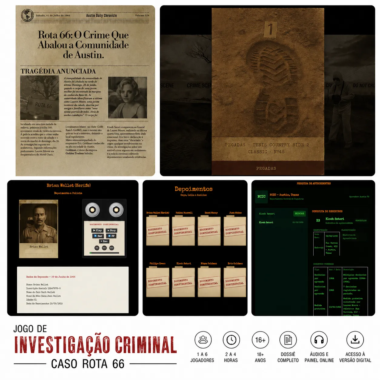 Caso: Rota 66 -Jogo de Investigação Criminal - Imagem 7